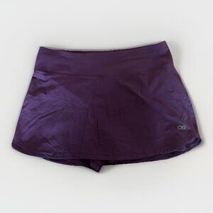 Outdoor Research Women's Astro Athletic Lined Skort/Skirt Plum Hiking Sz XL Gym